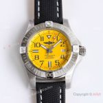 (GF) Swiss Breitling Avenger Automatic 45 Seawolf Asia2824 GF Watch Yellow Dial with Arabic Markers